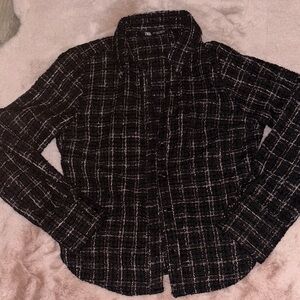Zara Tweed style  Top